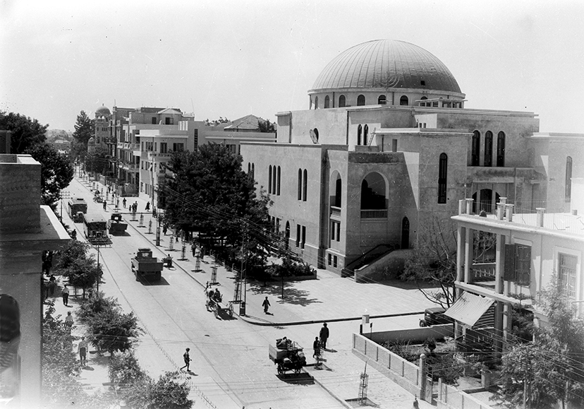 בית הכנסת הגדול ברחוב אלנבי בתל אביב 1934 זולטן קלוגר
