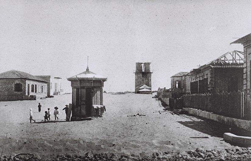 שדרות רוטשילד בימיה הראשונים של העיר תל אביב 1910