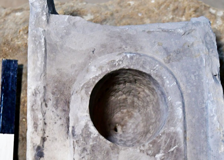אתר מורשת לאומית עיר דוד: נחשף חפץ נדיר ששימש למדידה אחידה של נפח